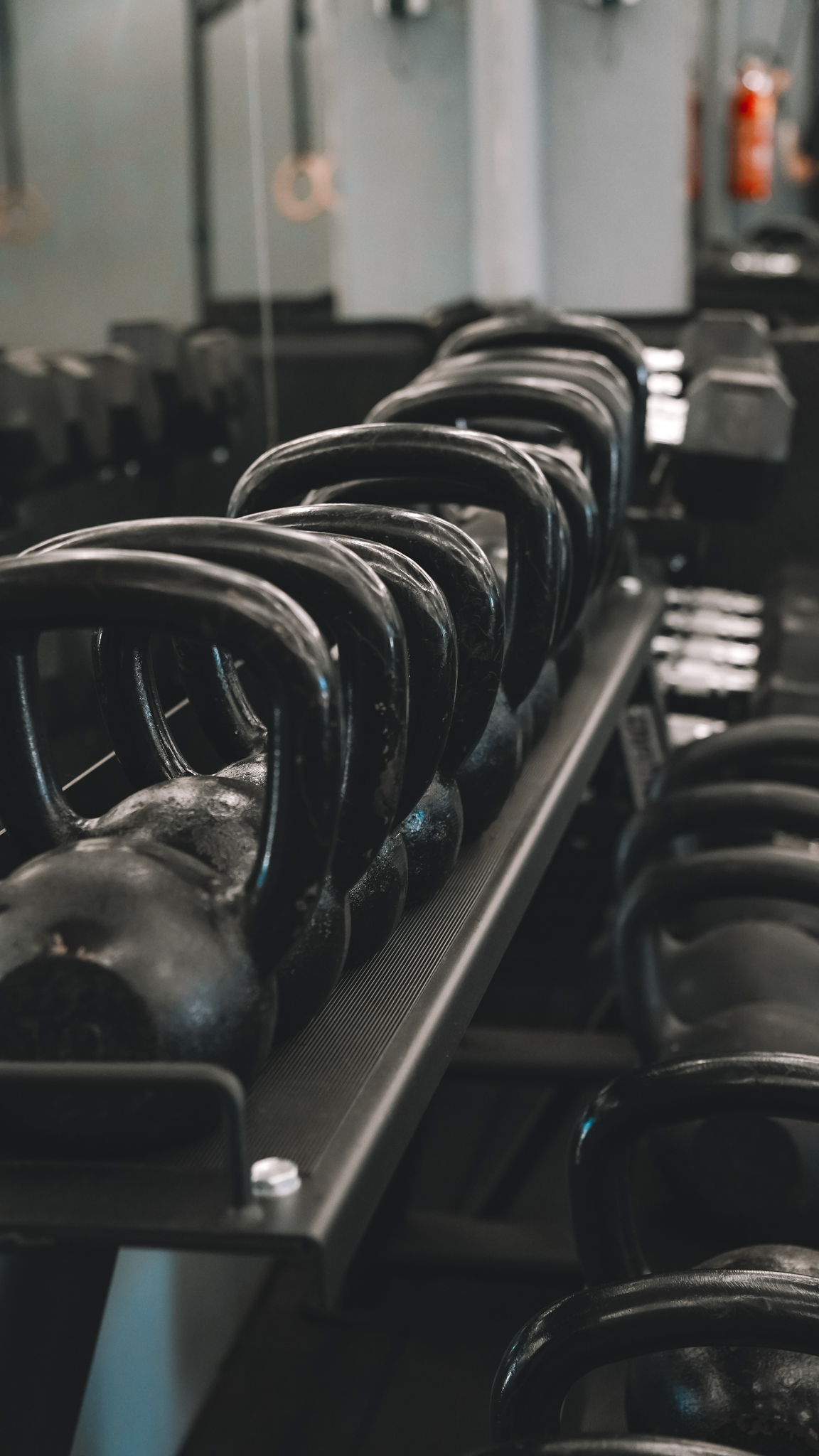 Equipamentos kettlebells na Esfera